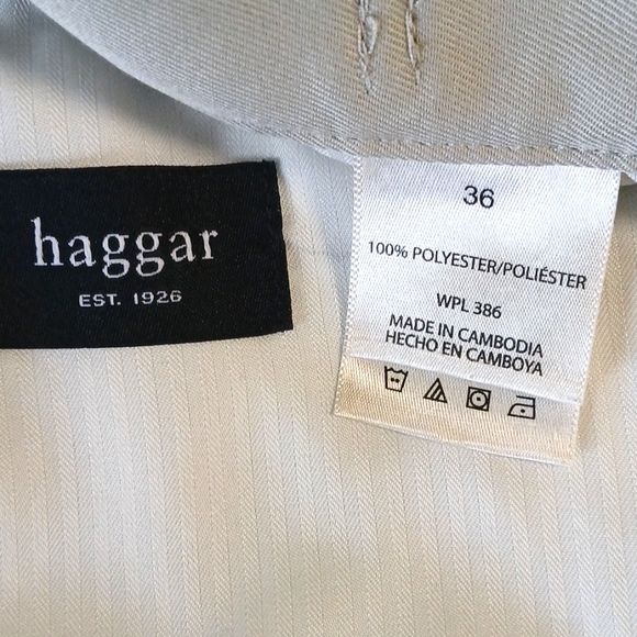 Haggar Mens Shorts 36 Khaki - Picture 7 of 14